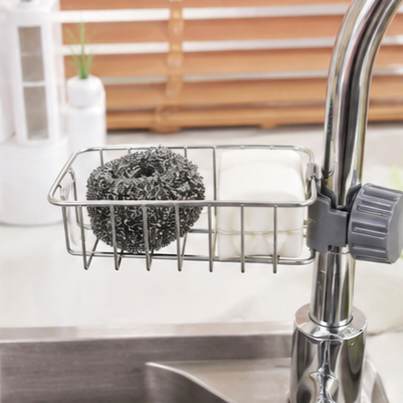 Kitchen sink sponge holder